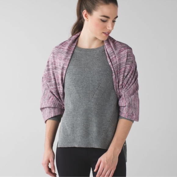 LULULEMON VINYASA SCARF SPACE DYE CAMO BERRY - Picture 3 of 10